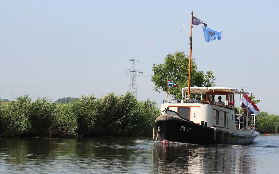 Met de PW 17 van Groningen langs de polders naar het Zuidlaardermeer.