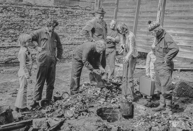 Geen middeleeuws koffiemolentje en geen onderaardse gang, maar gewoon een waterput in Kostersgang Gr