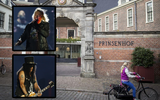 Axl Rose en gitarist Slash sliepen in het Prinsenhof in Groningen.