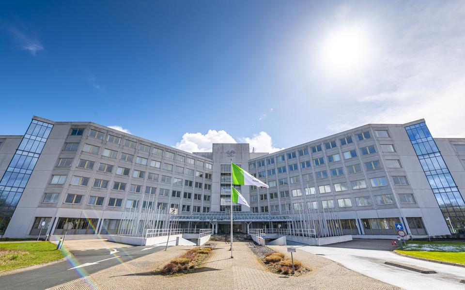 Hoofdkantoor van de NAM in Assen.