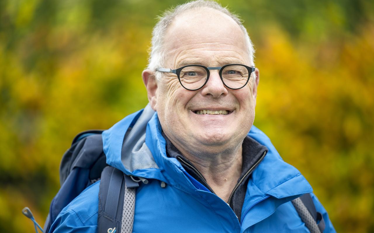 Jack Poel uit Emmen, Camino-loper en bestuurslid van de regio Groningen/Drenthe van het Nederlands Genootschap van Sint Jacob. Jack Poel uit Emmen, Camino-loper en bestuurslid van de regio Groningen/Drenthe van het Nederlands Genootschap van Sint Jacob.