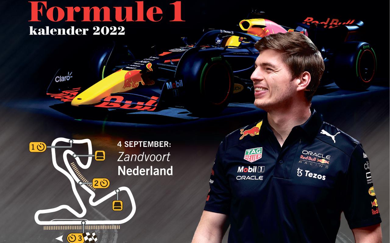 Aanklager noodzaak Nachtvlek Check op deze poster alle races en circuits van het nieuwe seizoen voor Max  Verstappen en de Formule 1. Kalender wereldkampioenschap 2022 | in beeld -  Dagblad van het Noorden