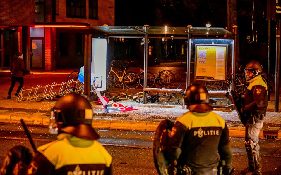 Rellen in Groningen.