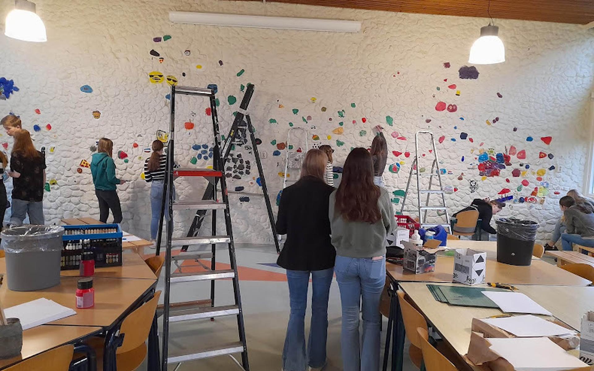 Muurkunst bij Stad en Esch in Diever.
