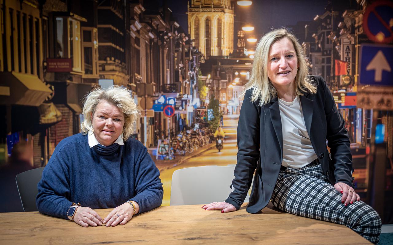 Mirjam de Vreden (links) en Yvonne Kooi van AI Hub Noord-Nederland.
