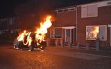 Bestelwagen gaat in vlammen op in de Helios in Hoogeveen.
