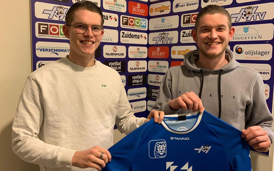 De voetbalbroers Nick (rechts) en Jordy Borgman maken komend seizoen de overstap naar derdedivisionist Hoogeveen.