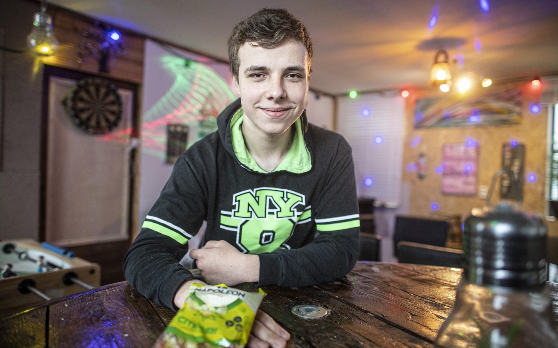 Justin (15) uit Zuidbroek redde het leven van zijn kameraad.