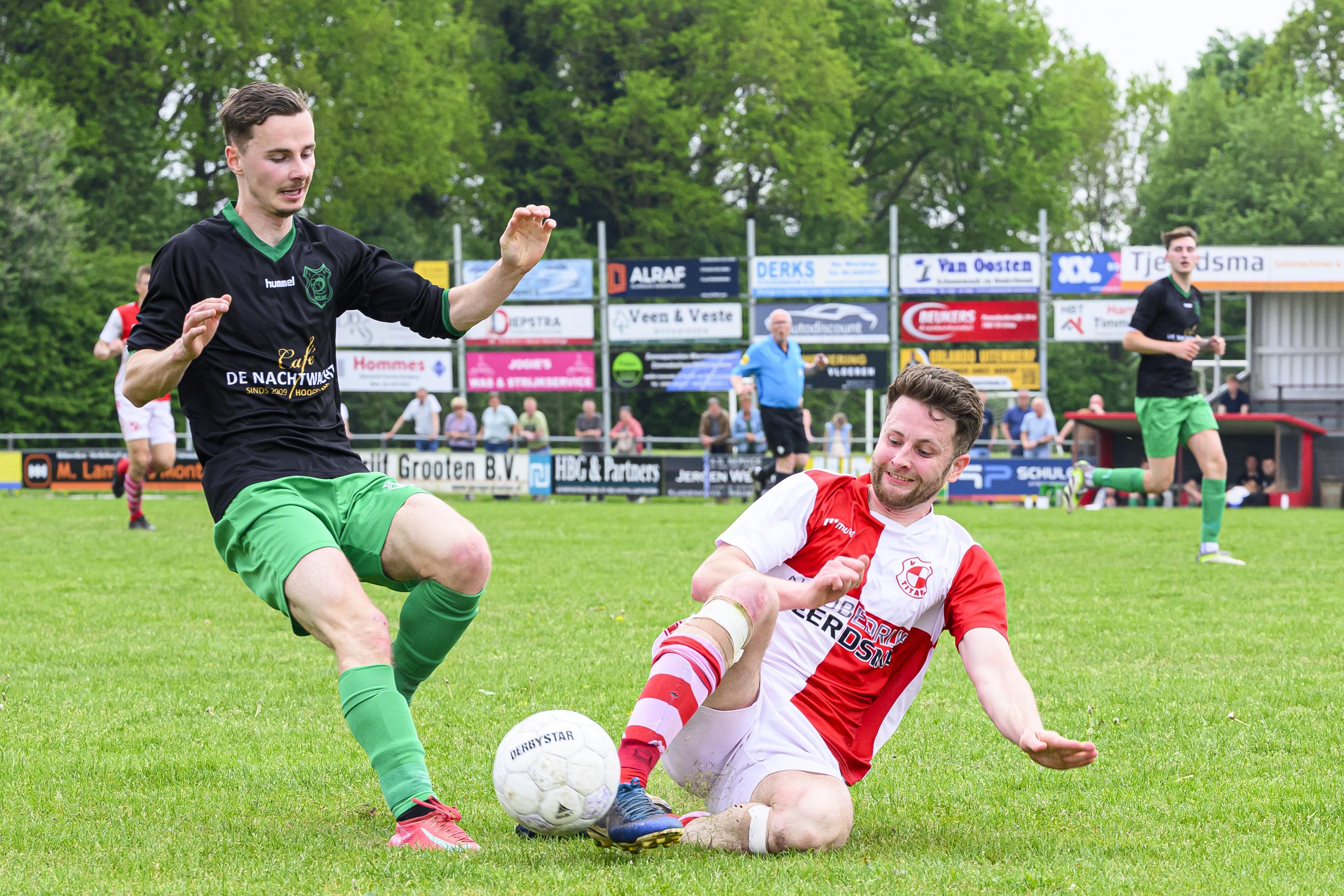 Geen echt verjaardagscadeau voor trainer John Kramer van Pesse door gelijkspel tegen Titan