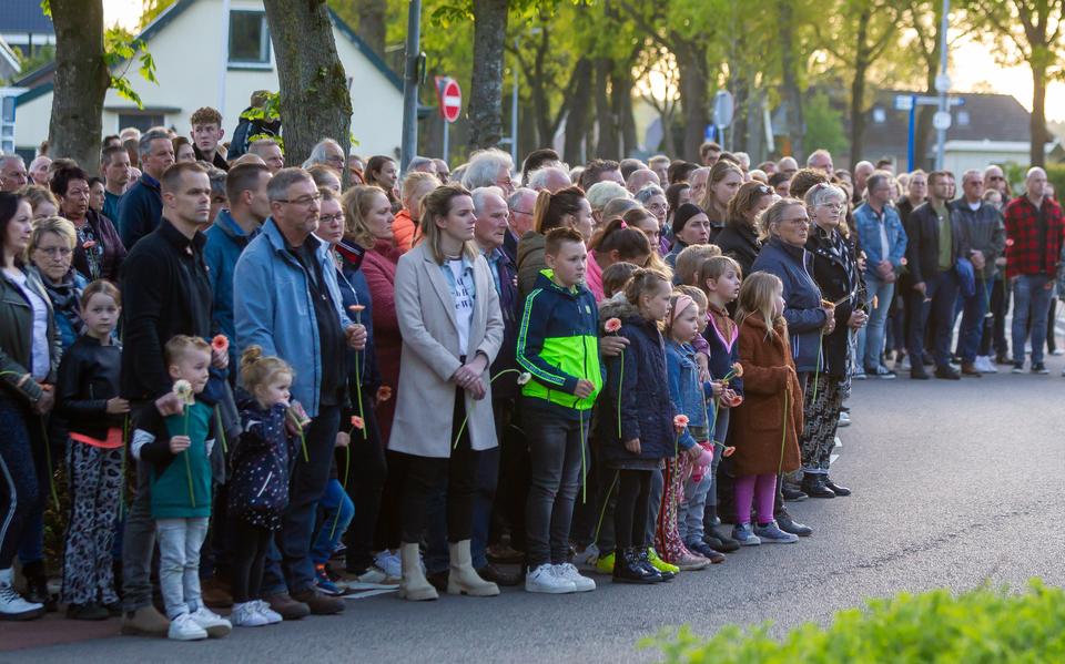De Dodenherdenking in Nieuwlande.