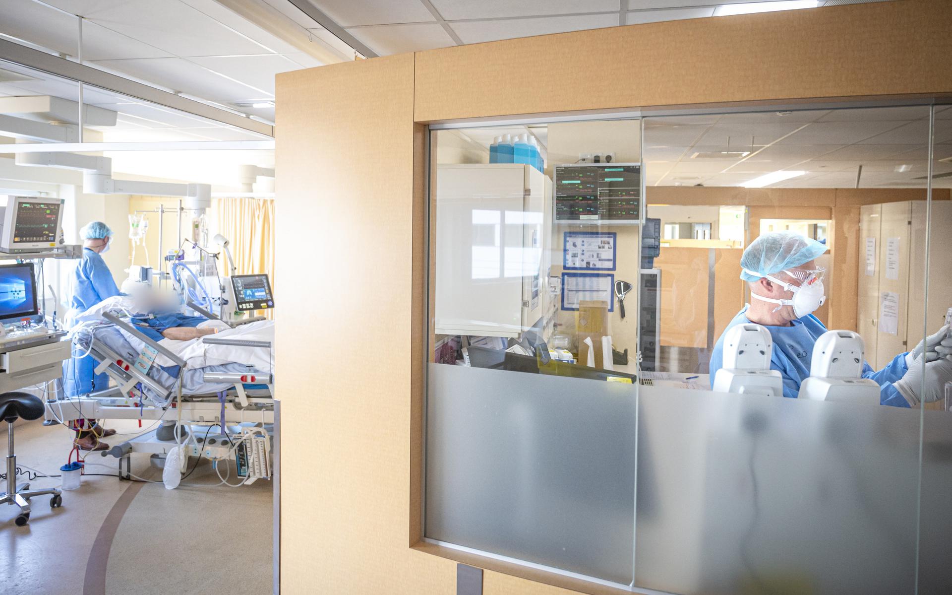 Ook op de intensive care in het Wilhelmina Ziekenhuis Assen worden coronapatiënten verpleegd.