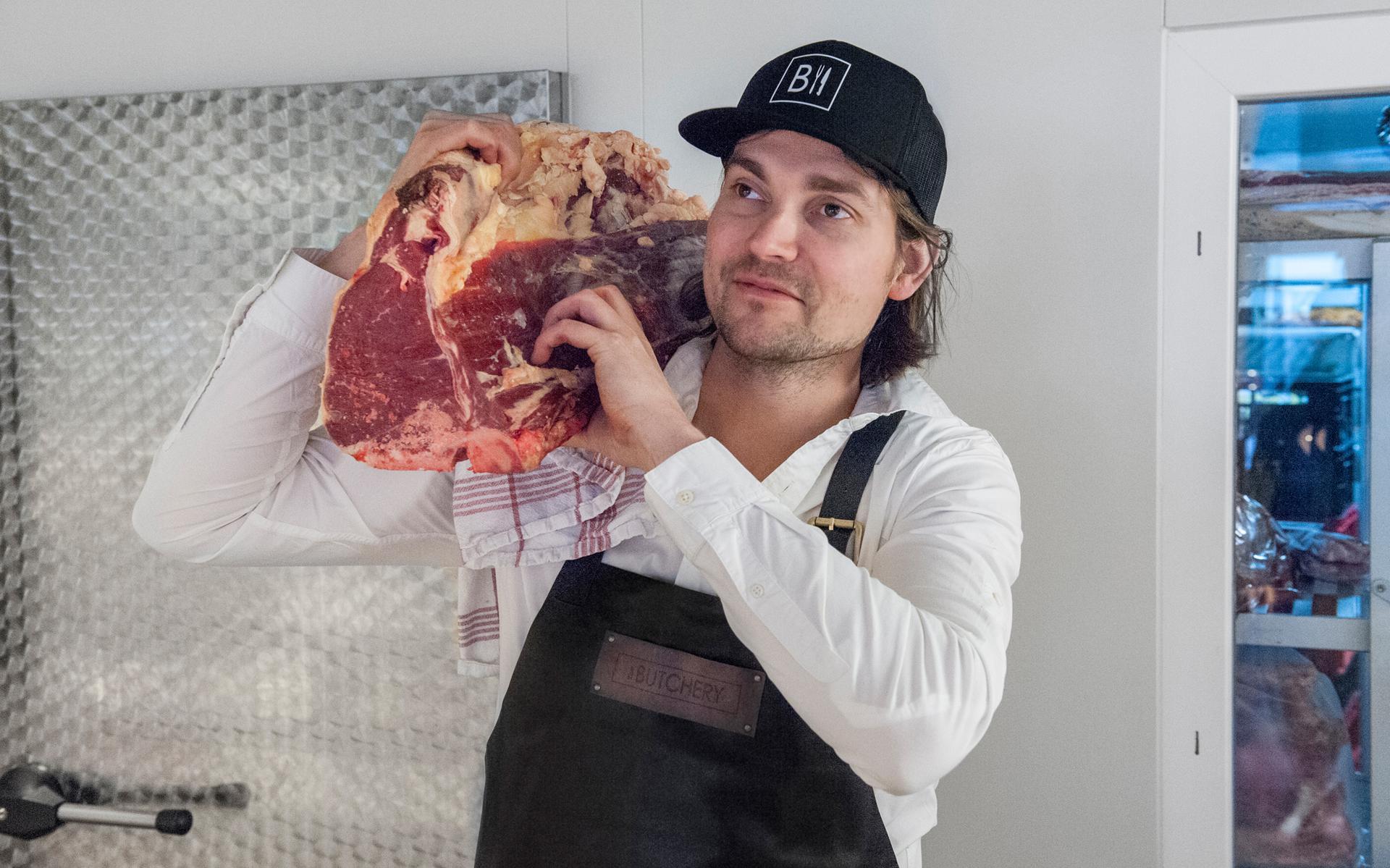 (Online) slager Bert-Jan Lantinga zoekt het vooral in exclusieve vleessoorten.