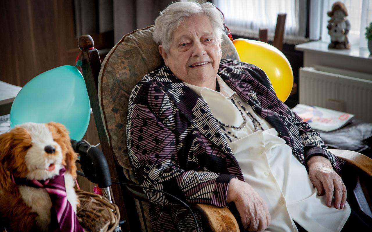 Nantje Wilts-Molling op 100-jarige leeftijd.