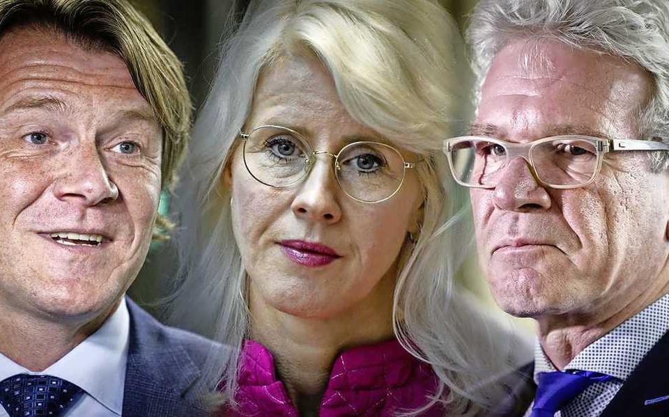 Kim Putters, Mona Keijzer en Elbert Dijkgraaf.