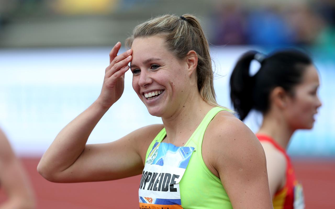 Marit Dopheide toen ze nog wedstrijden liep en er nog geen corona heerste. Marit Dopheide toen ze nog wedstrijden liep en er nog geen corona heerste.