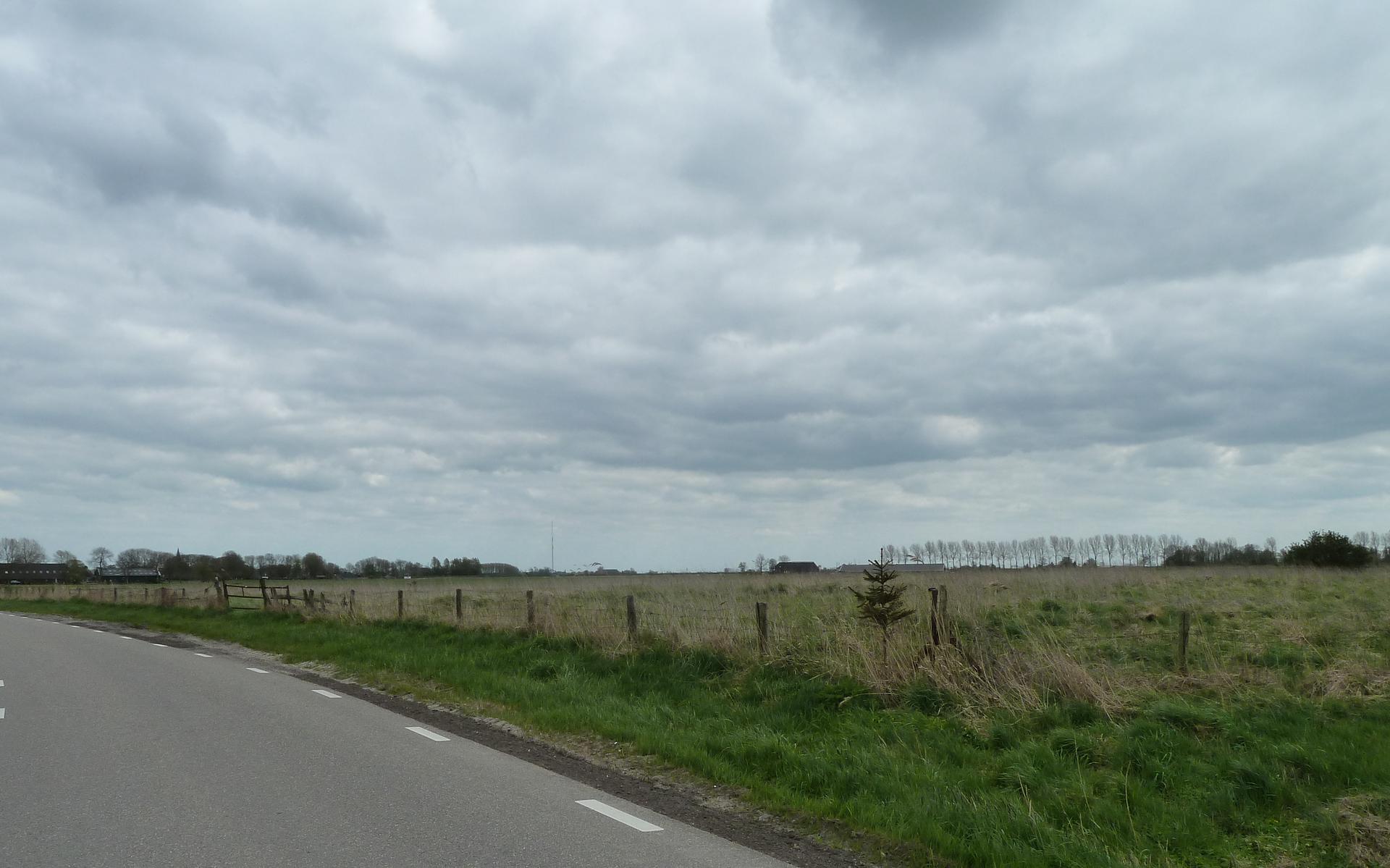 Het terrein aan de Bouwerschapweg in Woltersum.