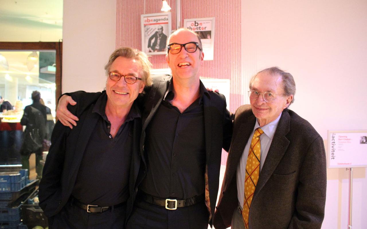 Remco Campert (rechts) samen met Jan Mulder en Bart Chabot in 2015.