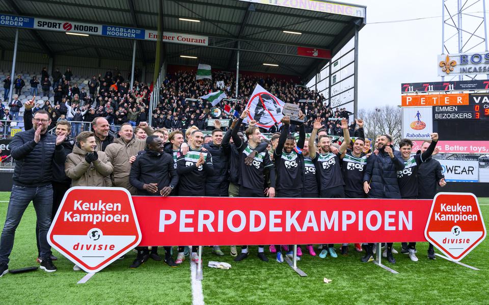 De derde periodetitel is binnen. Toch reden voor een klein feestje bij FC Groningen.