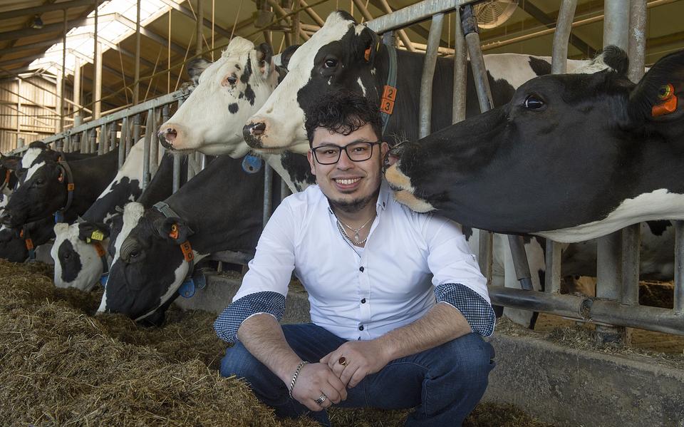 Roy Meijer uit Witteveen, voorzitter van het NAJK, de organisatie van jonge boeren.