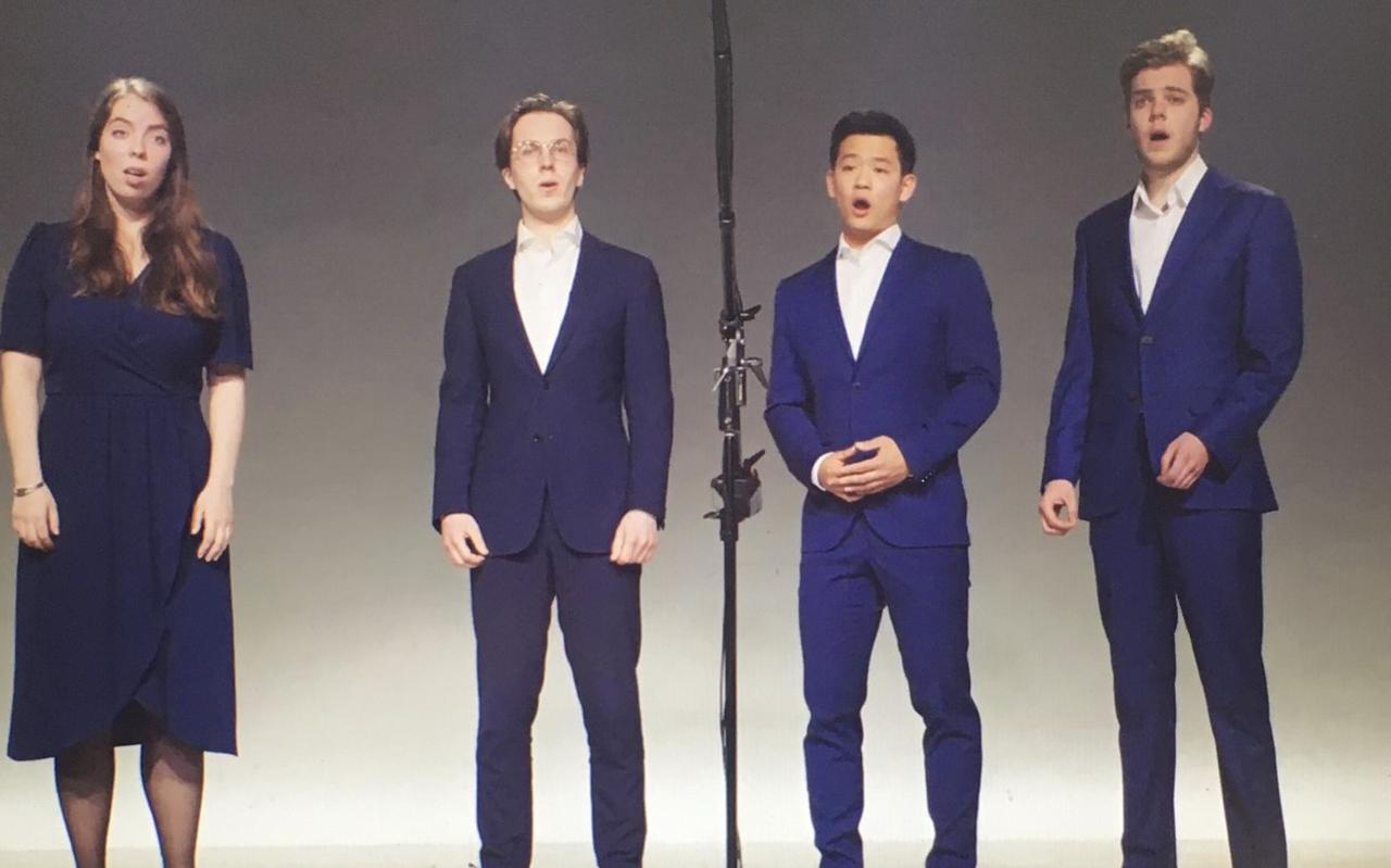 Ensemble Fier tijdens de finale van het Prinses Christina Concours. Ensemble Fier tijdens de finale van het Prinses Christina Concours.