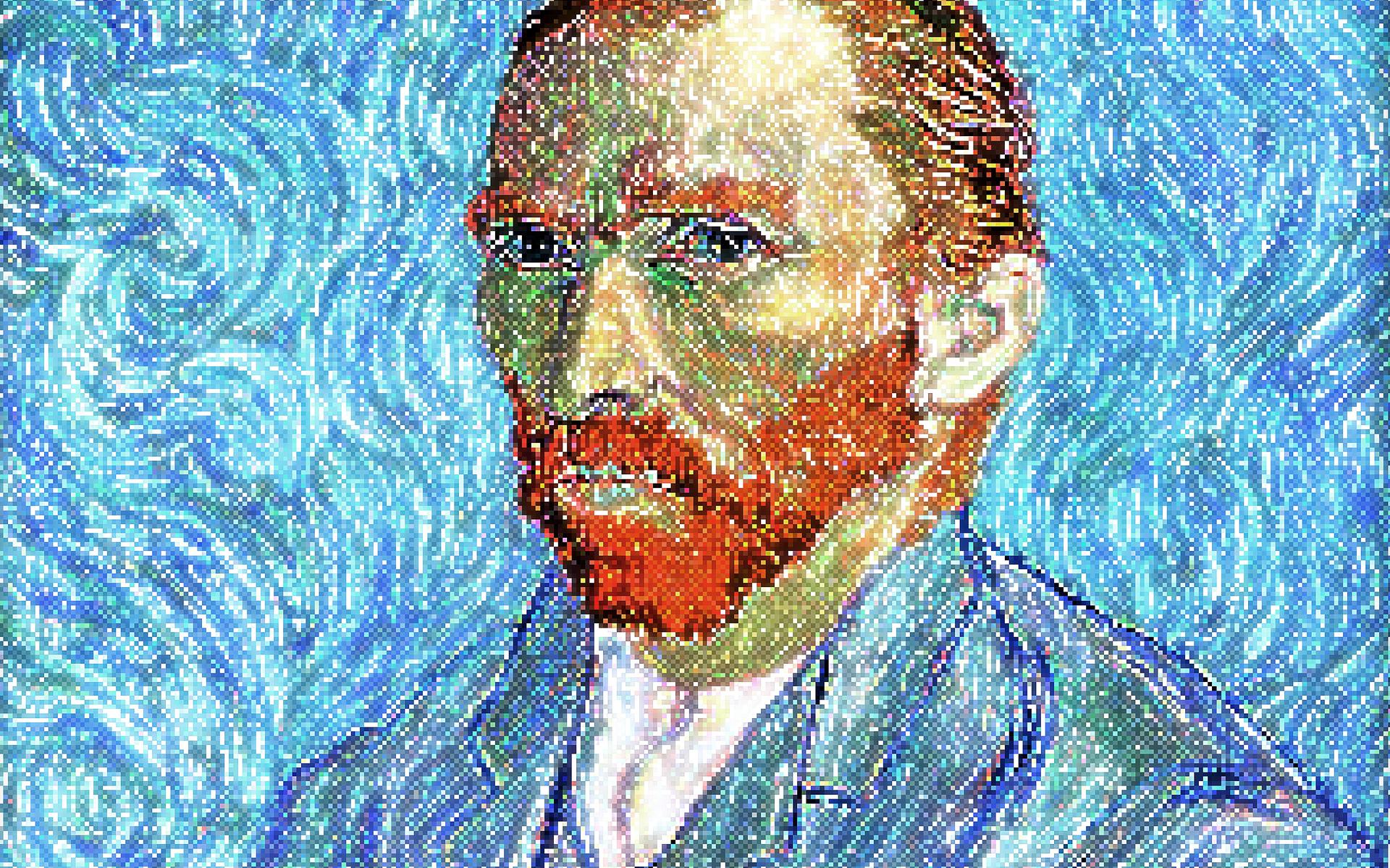 Zelfportret Vincent van Gogh.