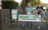 Voor het eerst sinds 74 jaar wordt er geen voetbal meer gespeeld door Valther Boys. Van links naar rechts 
Leffert Nijboer, Bert Tibbe en Joram Muntinga.