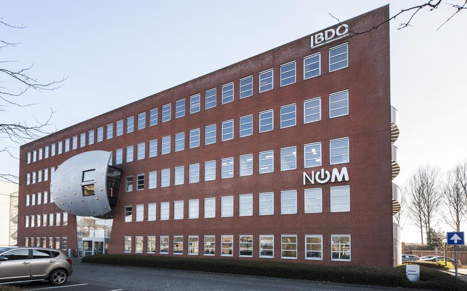 Het kantoor van de NOM in Groningen. Foto: DVHN