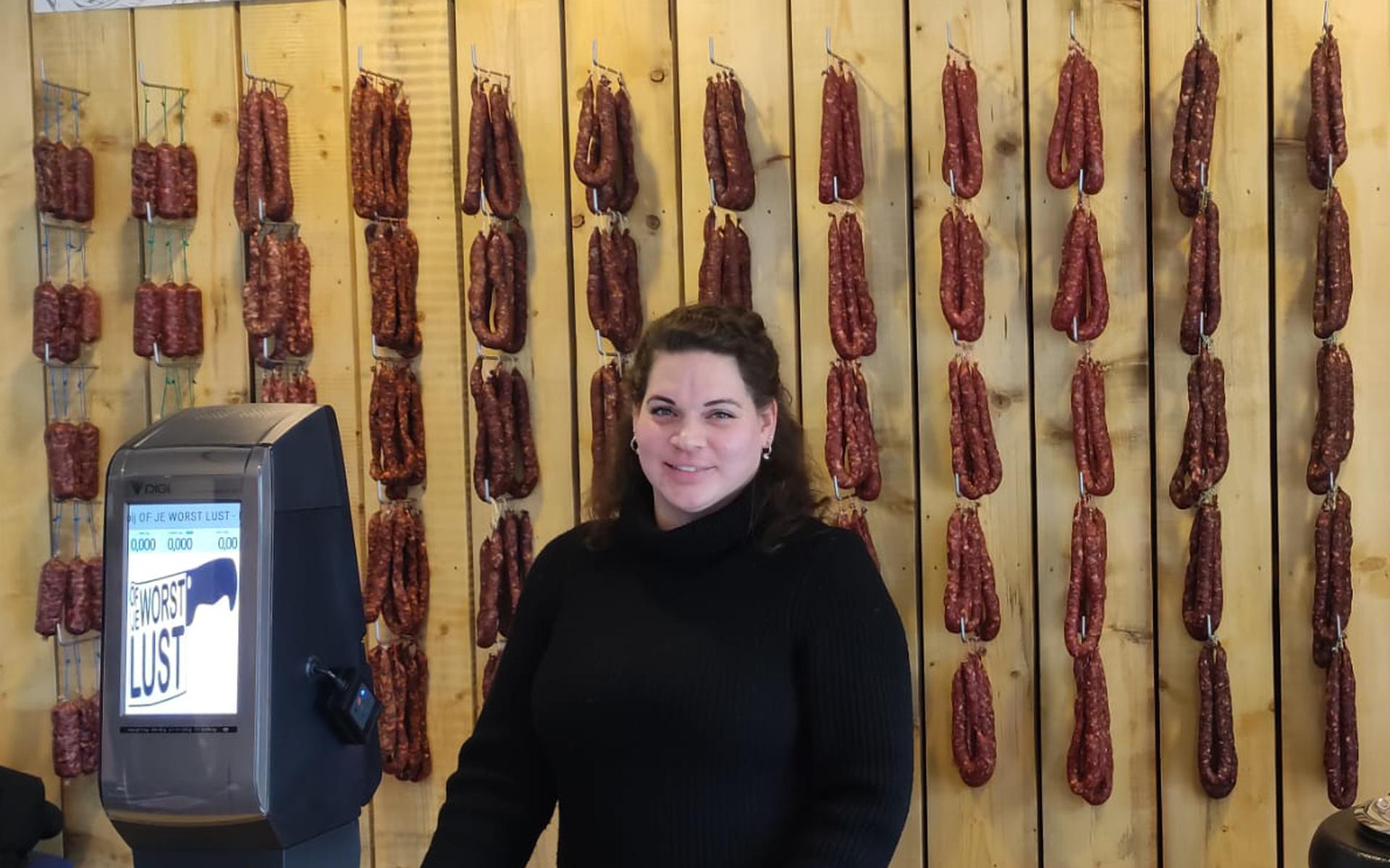 Shirley Teeuwen opent slagerij Of Je Worst Lust in de nationale week zonder vlees.