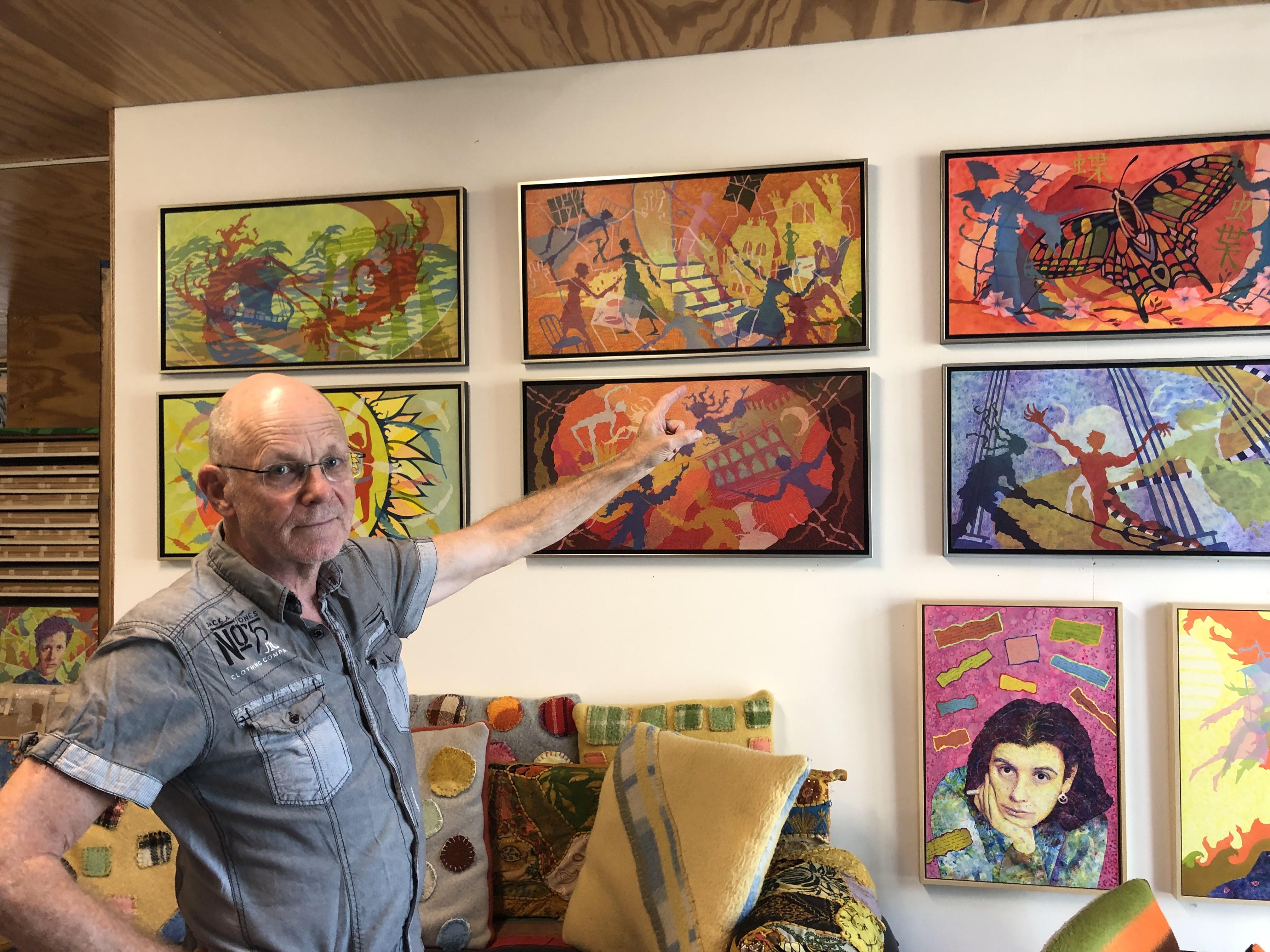 Tv-winnaar ‘Sterren op het Doek’ Theo Zwinderman exposeert bij ARTOS Slochteren