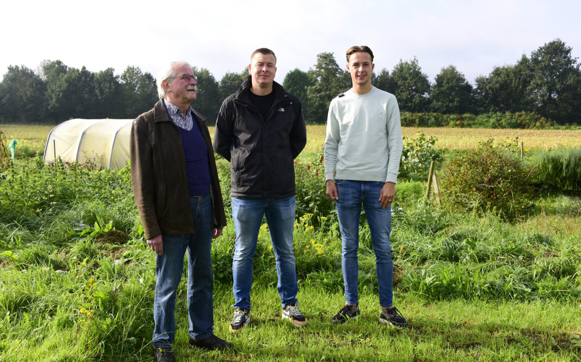 Het bestuur met v.l.n.r. : Dick van 't Veer, Maarten Mennen, Damian Kroezen.