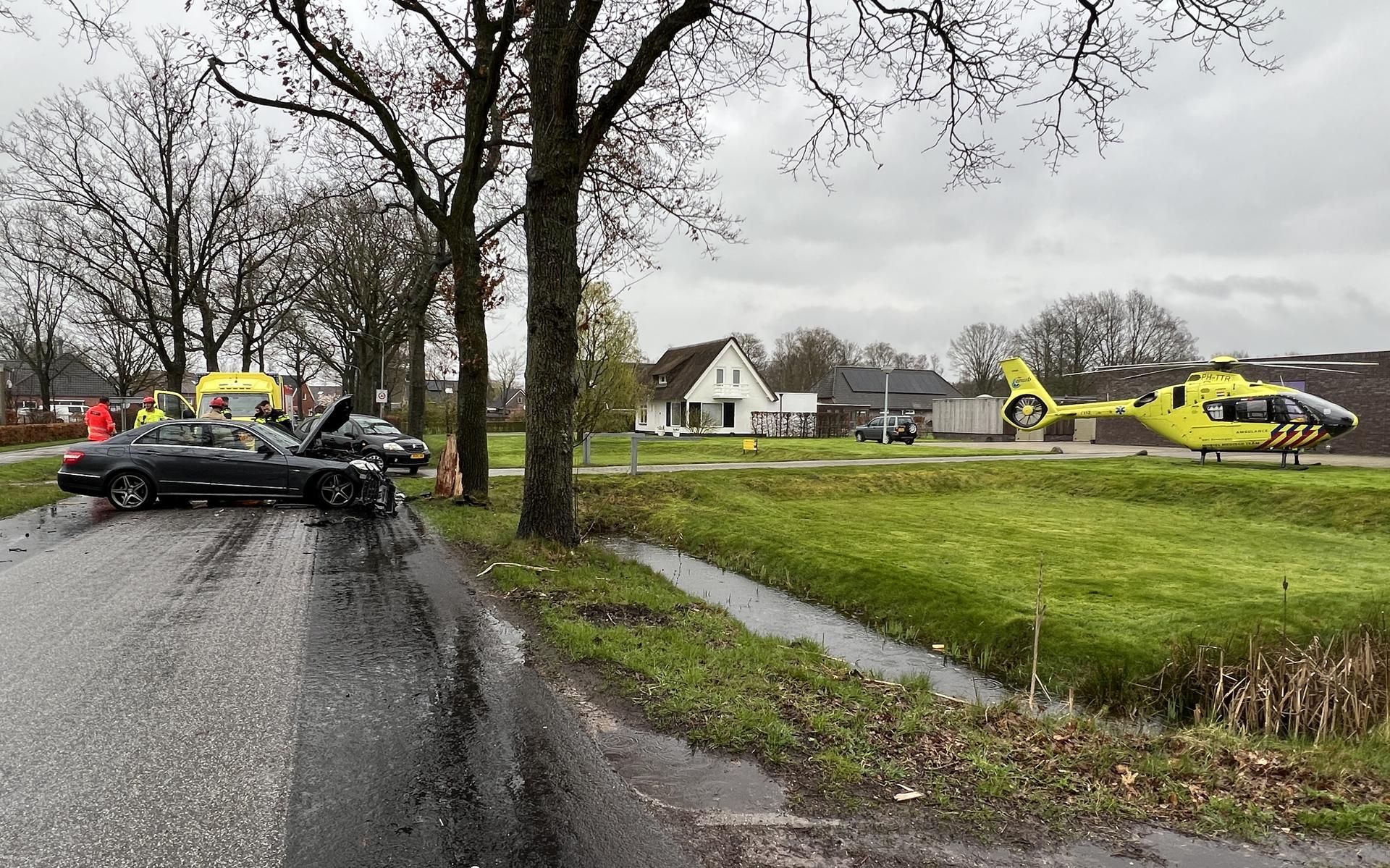 Ongeluk op Zevenhuisterweg, Nieuw-Roden.