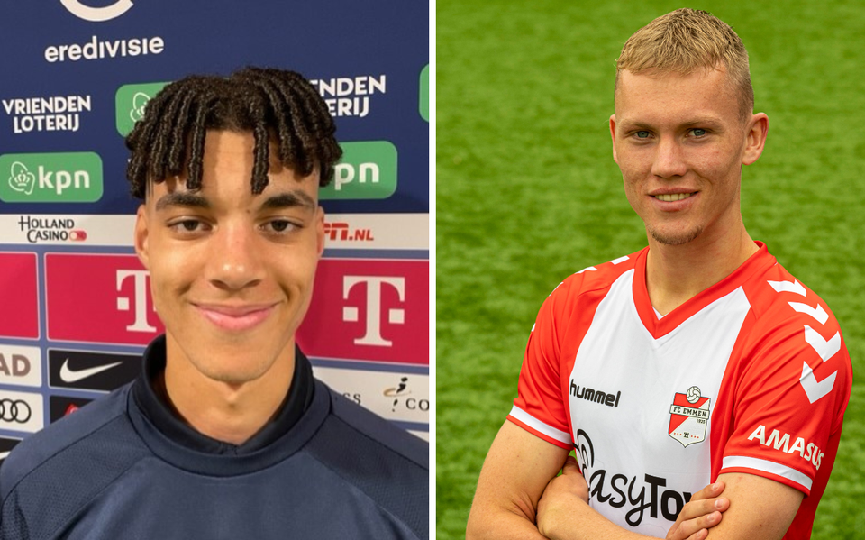 FC Emmen-spelers Maurilio (19) uit Zuidlaren en Ben (21) uit Ter Apel zullen FC Utrecht-uit niet snel vergeten. 'Mijn moeder zei dat ik zou kunnen spelen'