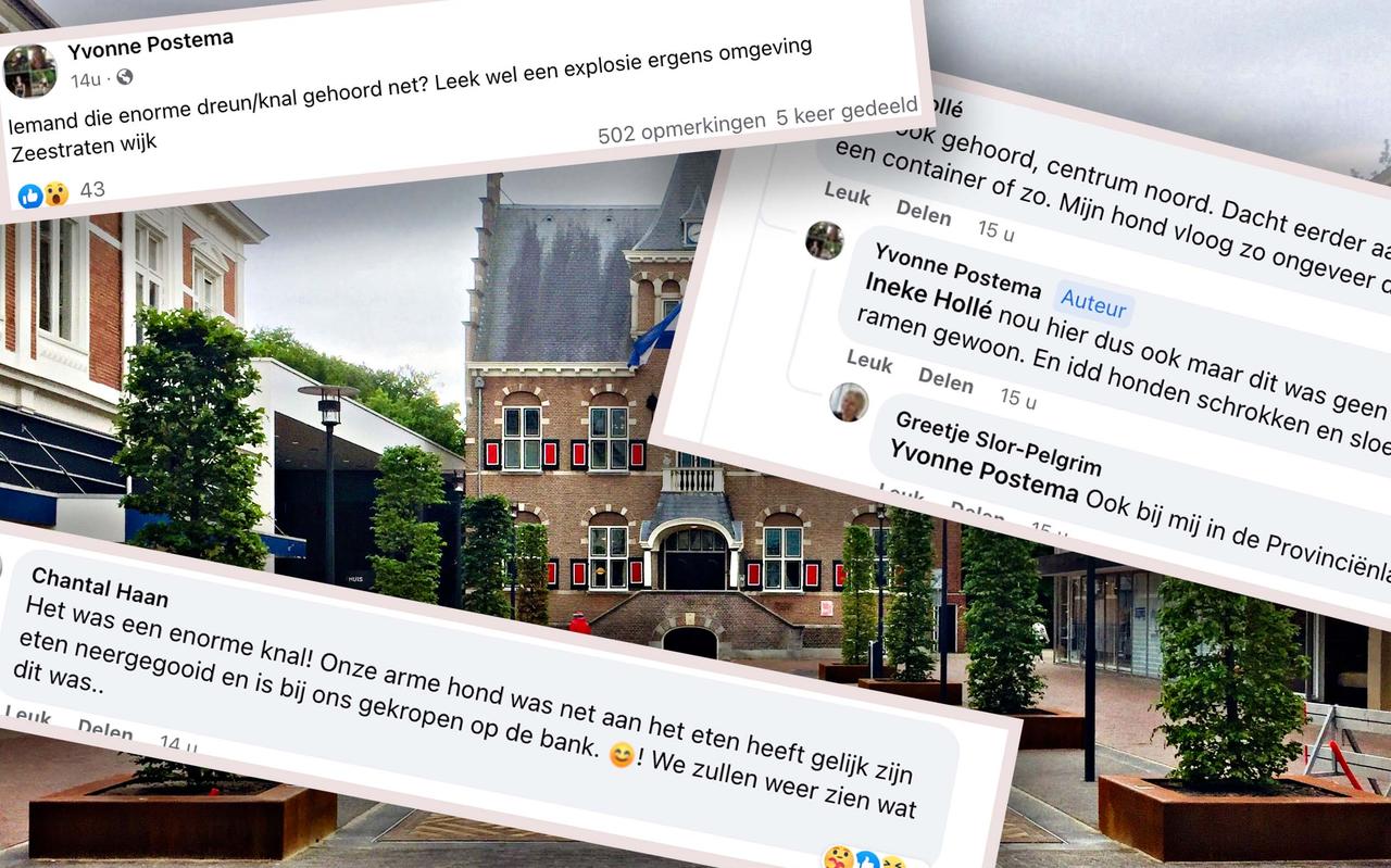 Veendam schrikt op van harde knal Veendam schrikt op van harde knal