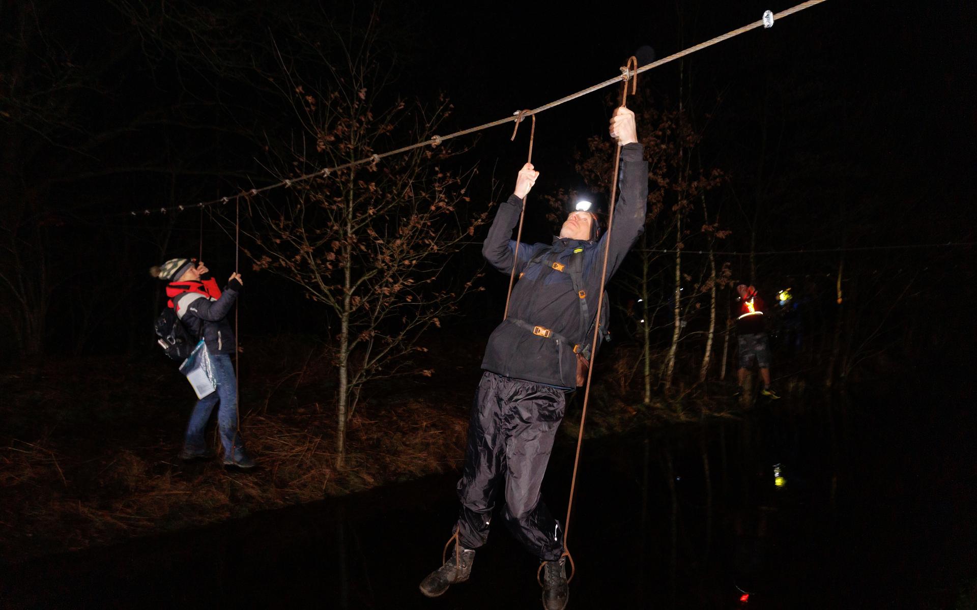 Afzien in de blubber tijdens de Wampex in Vledder