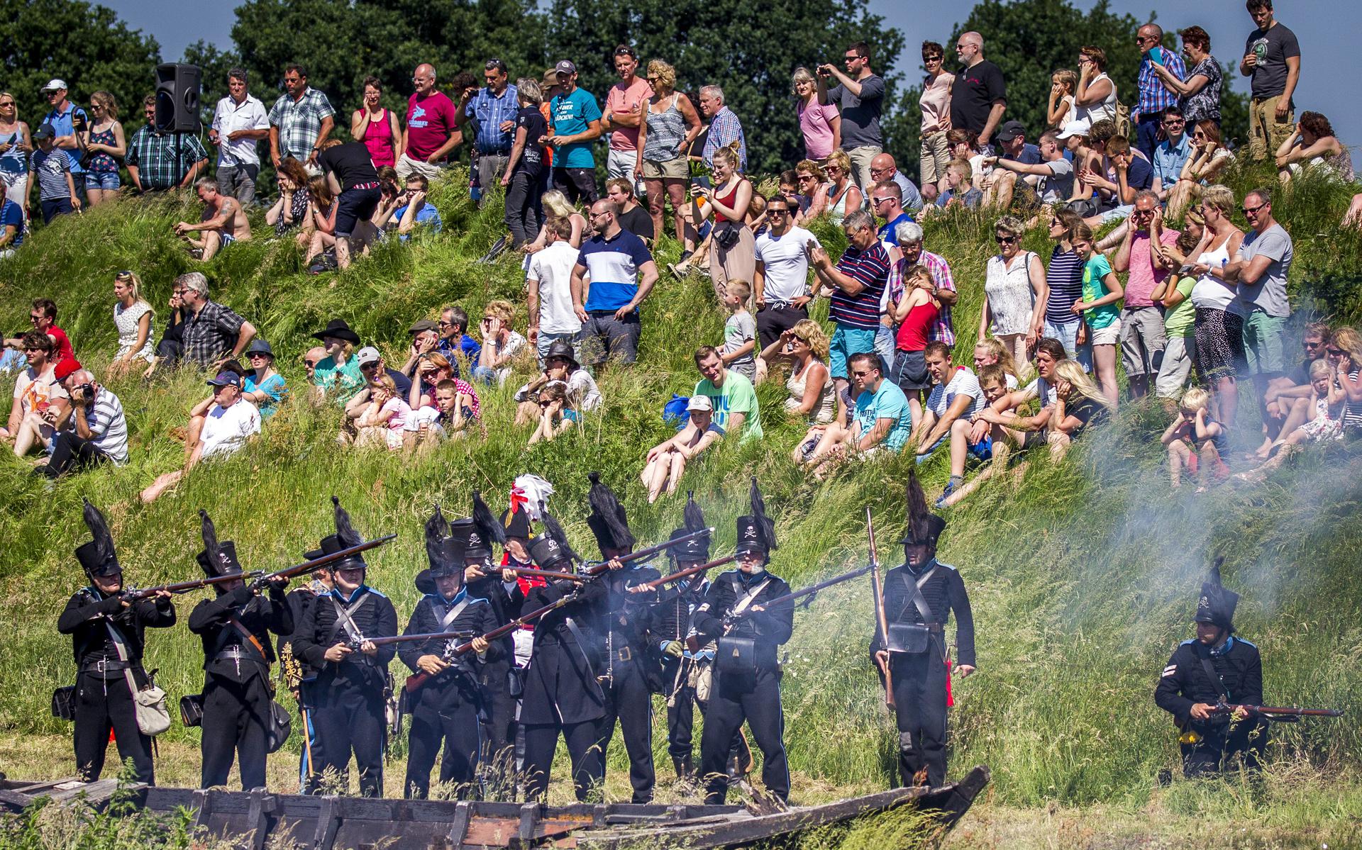 De Slag om Bourtange een groot spektakelstuk maar 'in het echt' nooit