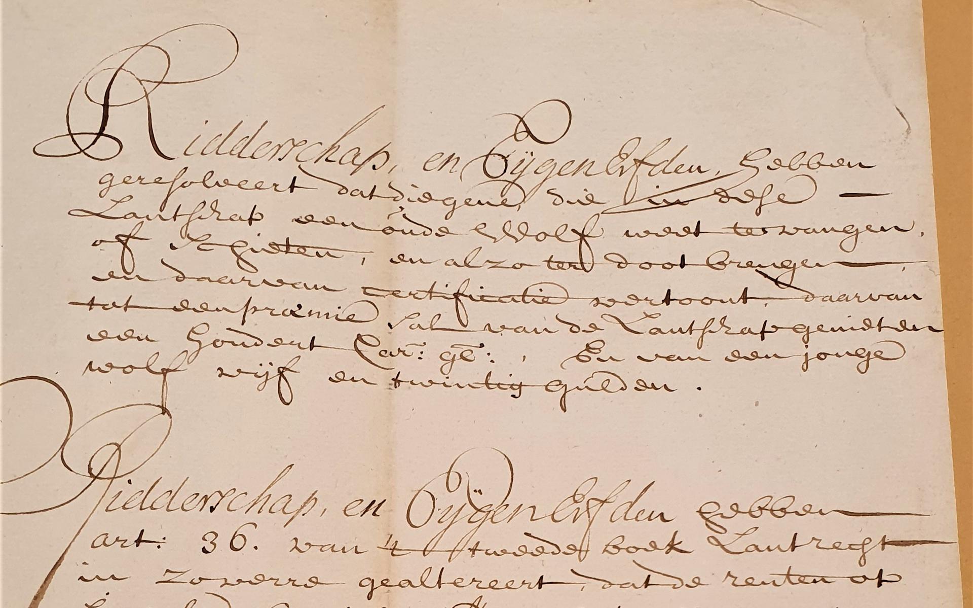 Met Loghi kun je oude documenten, zoals dit 18e-eeuws handschrift uit het Drents Archief, transcriberen.