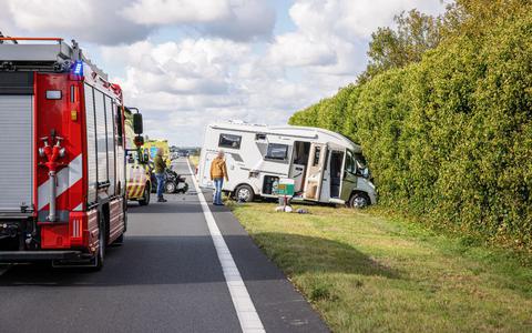 Dodelijk ongeluk N36, echtpaar uit Gieten gewond.