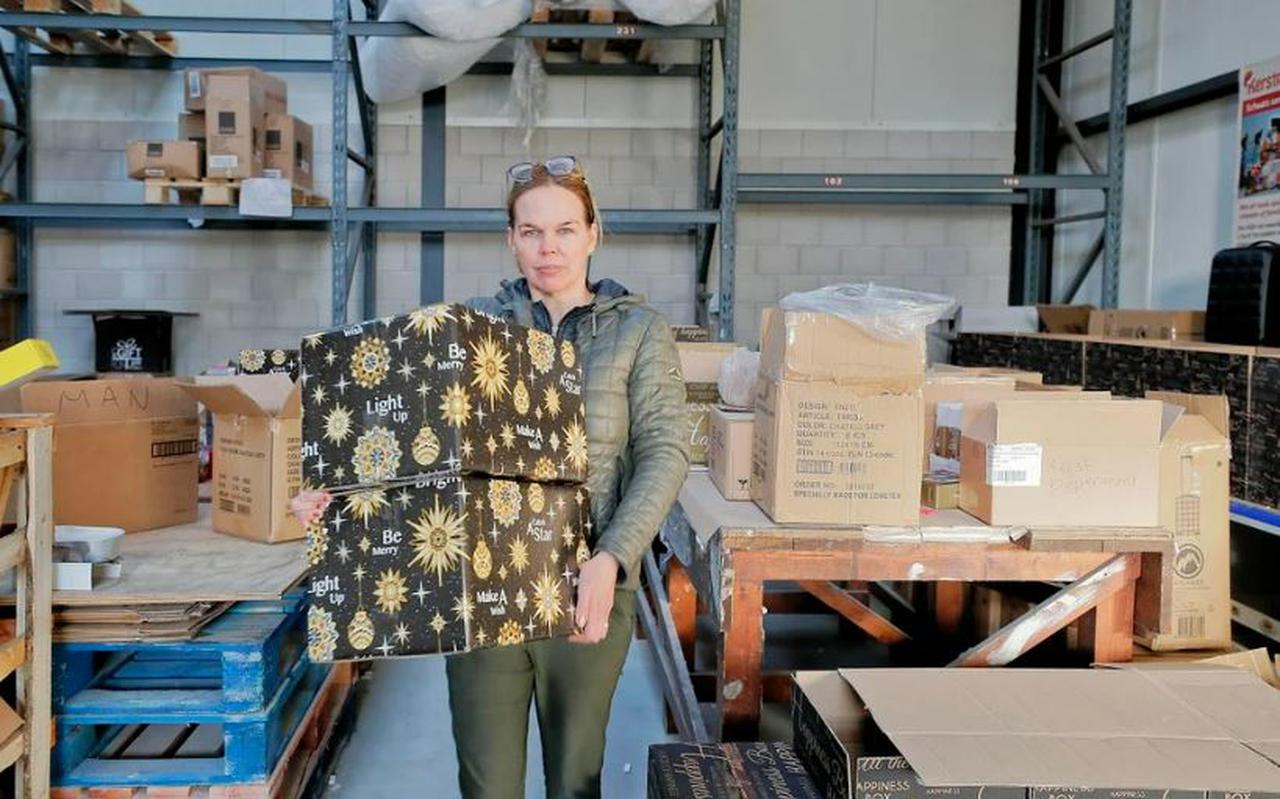 Onderneemster Silvia Bruin uit ’t Veld waarschuwt samenstellers van kerstpakketten voor oplichters in de buurt.