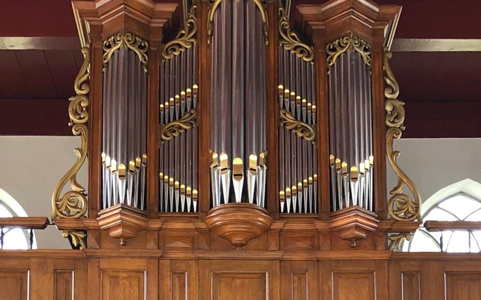 Orgelconcert in de kerk van Kolham.
