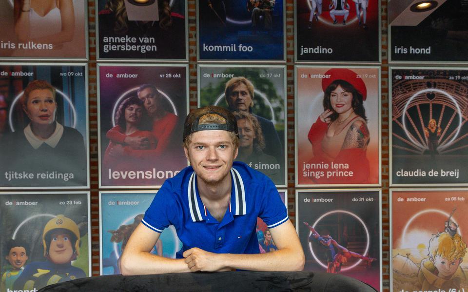 Mike (21) doet mee aan het theaterfestival van het Leger des Heils in De Tamboer.