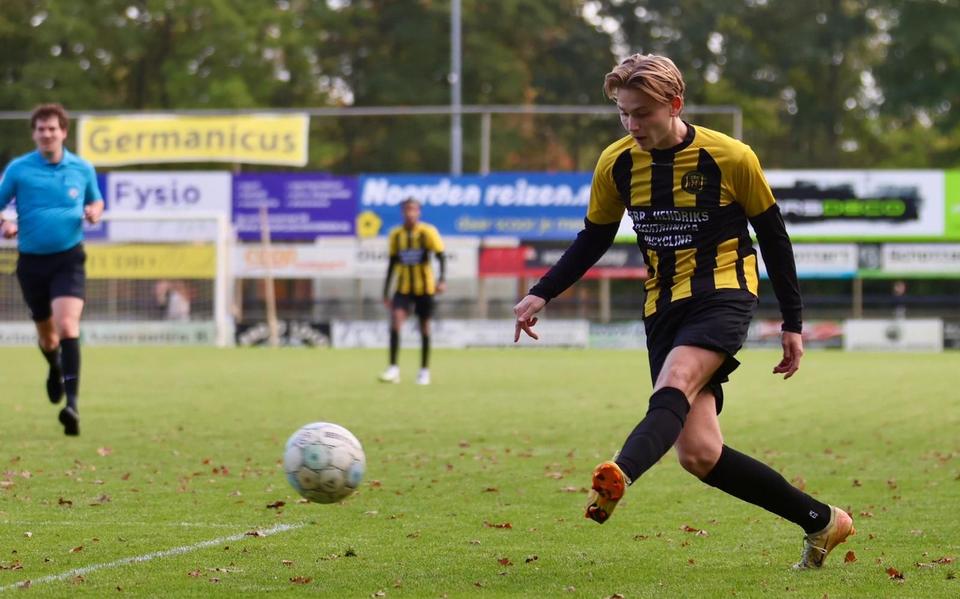 De balvaardige Jan ten Cate (23) uit Zuidwolde heeft zijn waarde bij koploper Germanicus ruimschoots bewezen.