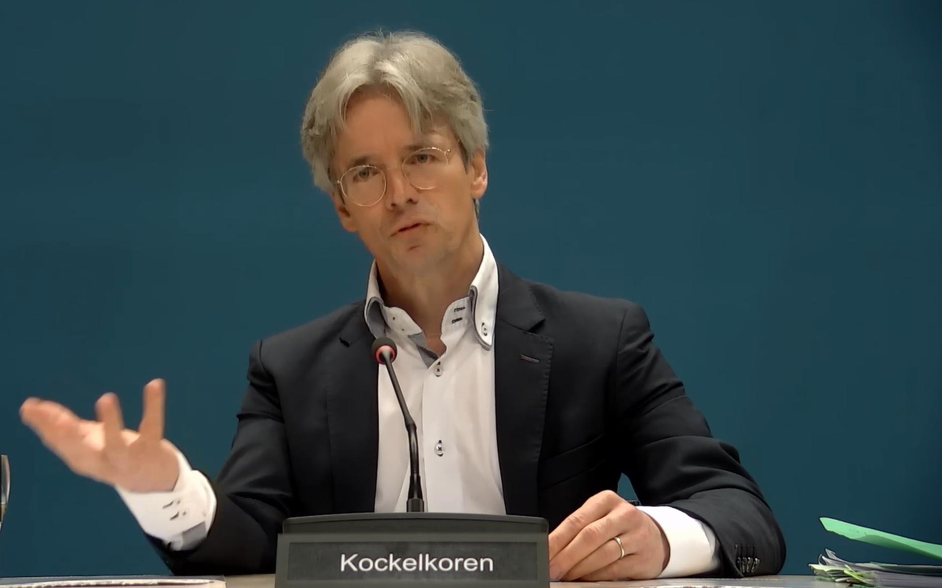 Theodor Kockelkoren, Inspecteur-Generaal van het Staatstoezicht op de Mijnen, tijdens zijn verhoor voor de parlementaire enquêtecommissie.