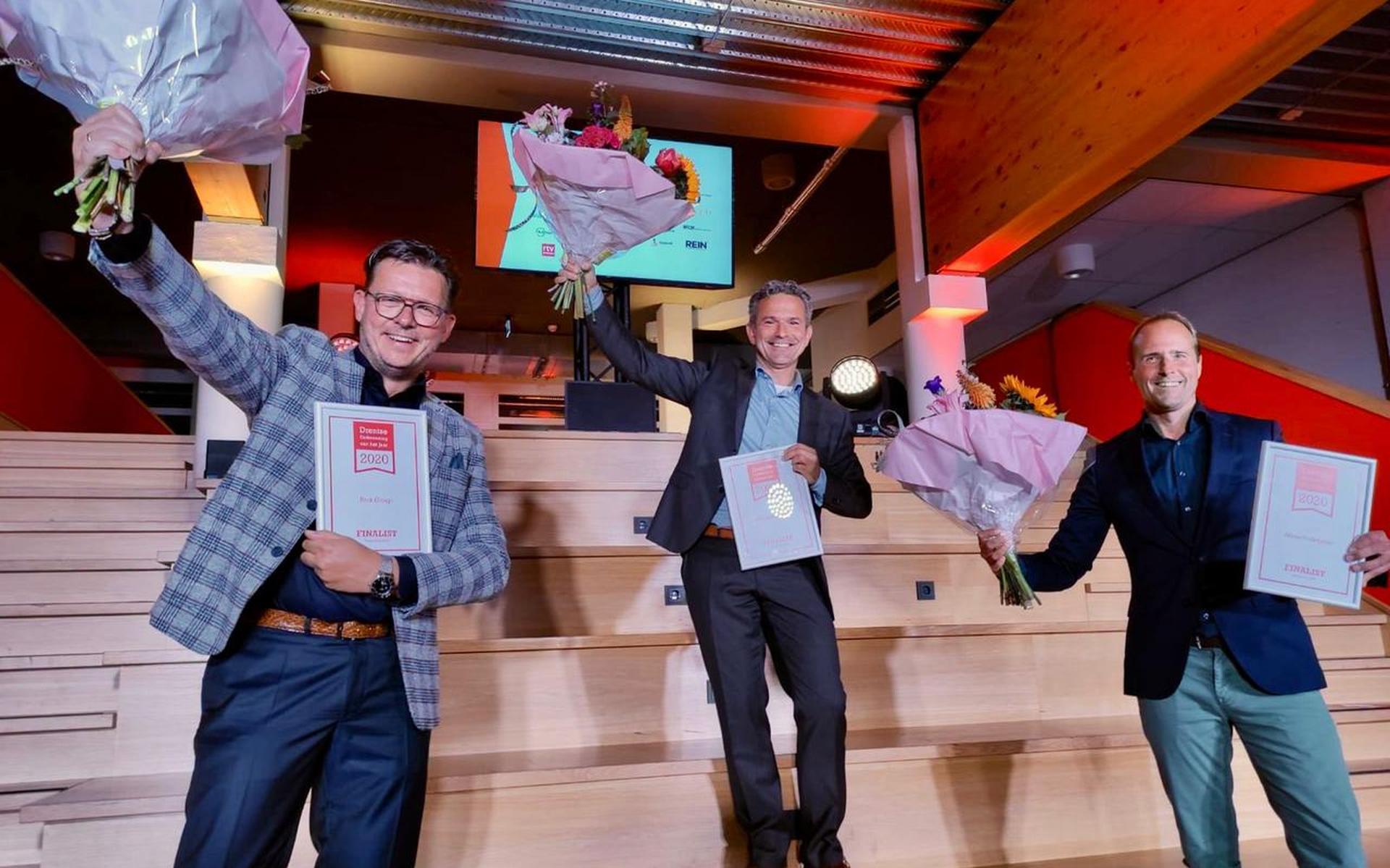 De drie finalisten.