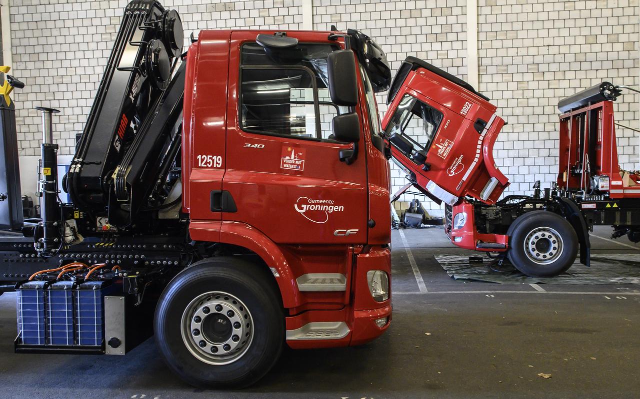 Waterstoftrucks van Holthausen. Waterstoftrucks van Holthausen.