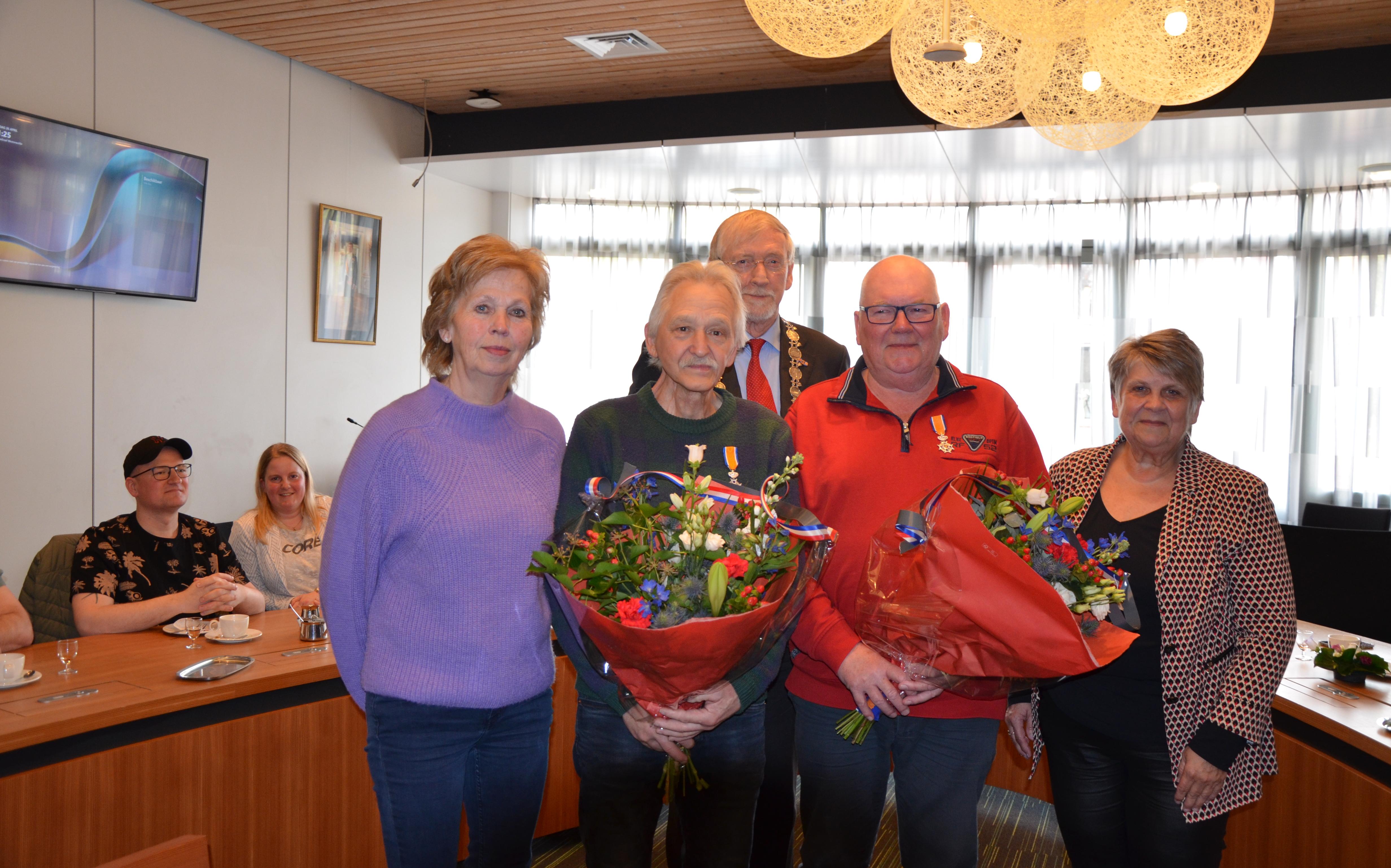 Vier koninklijke onderscheidingen in de gemeente Westerwolde