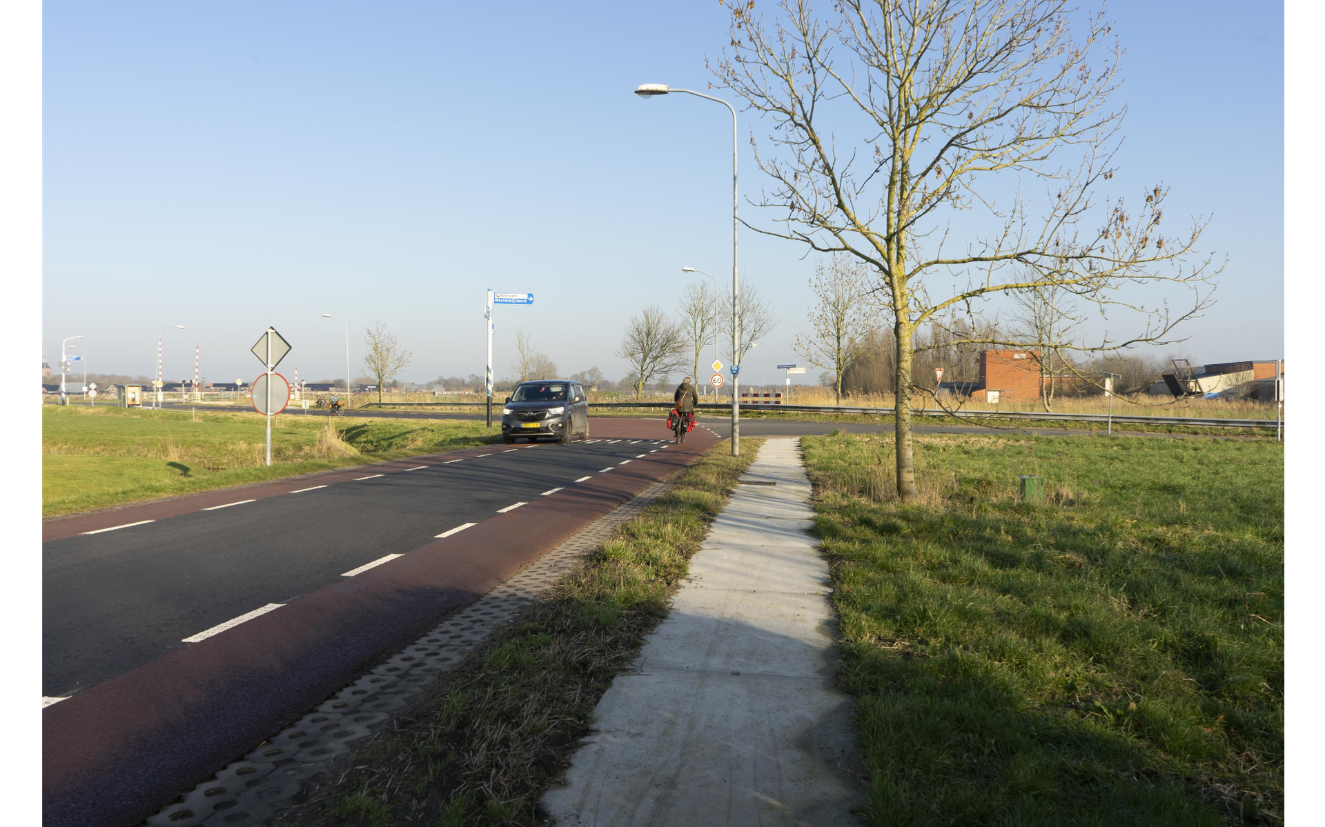 Het voetpad bij Fraamklap. Foto: Provincie Groningen