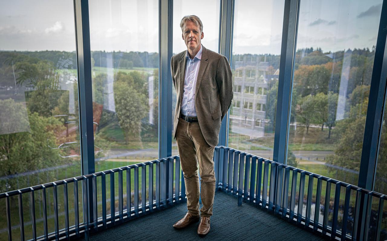Johan Atema, directeur van de NAM. Johan Atema, directeur van de NAM.
