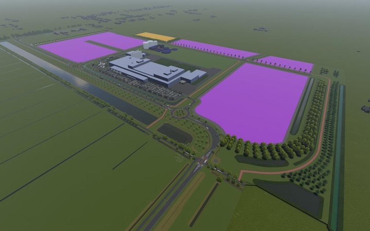 Impressie van de nieuwe fabriek van Fage op bedrijventerrein Buitenvaart Impressie van de nieuwe fabriek van Fage op bedrijventerrein Buitenvaart