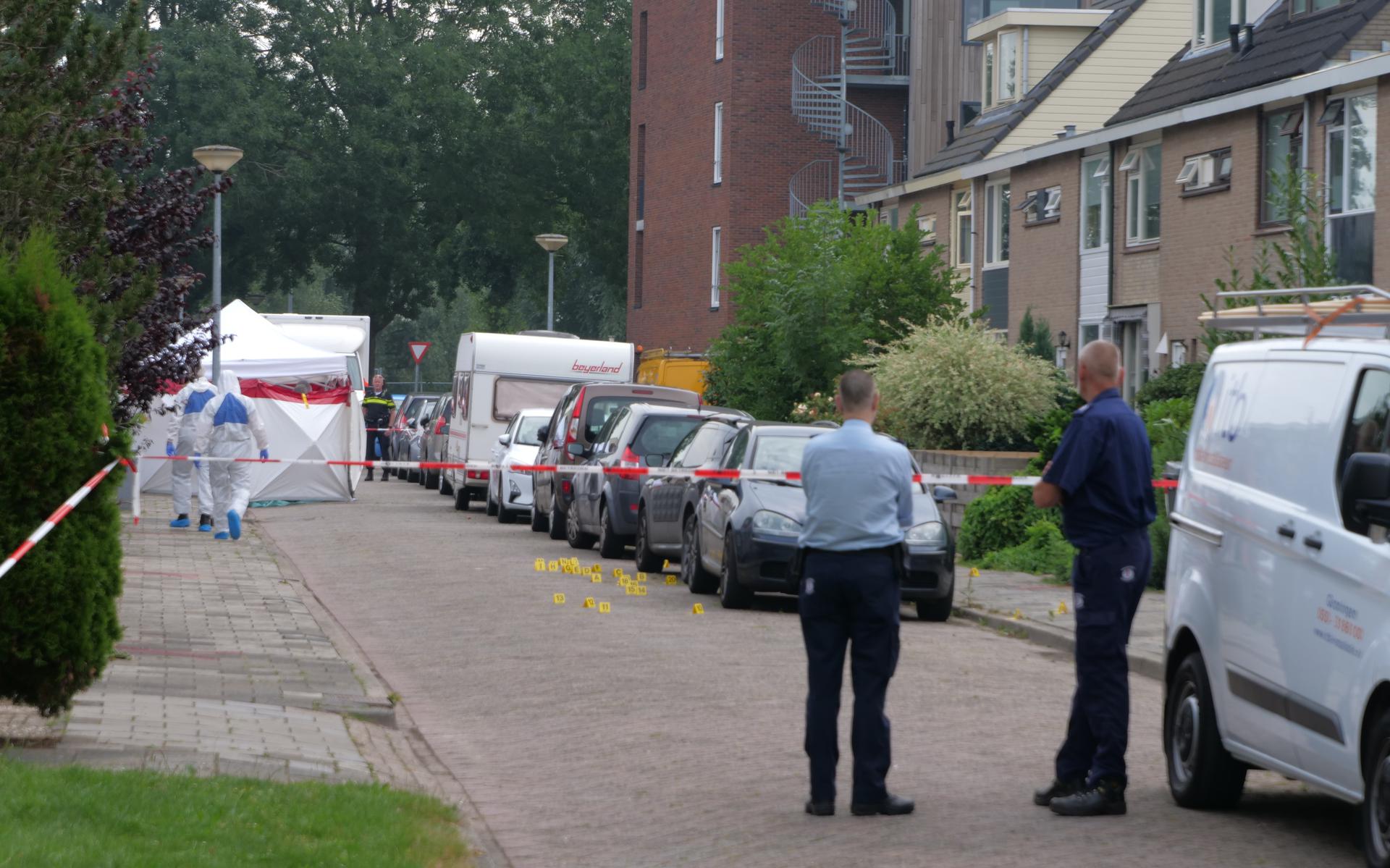 De J.A. de Bree-Meijerstraat in Hoogkerk, waar half augustus een geweldsincident plaatsvond.