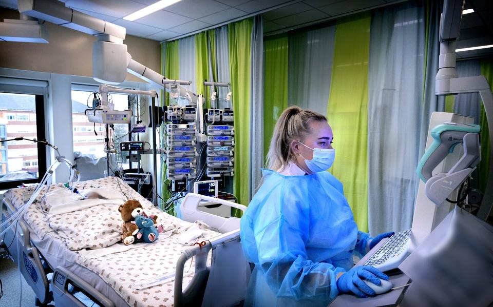 De IC-afdeling van het kinderhartcentrum van het UMCG.